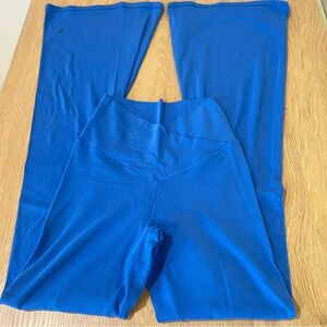 Aerie blue flare leggings